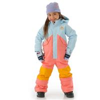 Burton One Piece Toddler Snow Suit - Crystal Blue / Georgia Peach