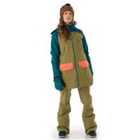 Burton Prowess Jacket - Women's - Shaded Spruce / Martini Olive / Persimmon