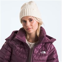 The North Face Women's Oh Mega Beanie - White Dune