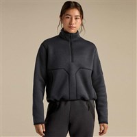 Arc'teryx Women's Covert 1/2 Zip Neck Midlayer - Black Heather