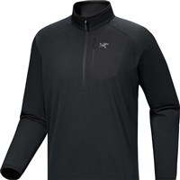 Arc'teryx Men's Delta 1/2 Zip Midlayer - Black