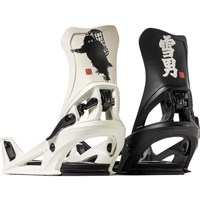 Flux Men's DS Step On Snowboard Bindings - Offwhite / Black