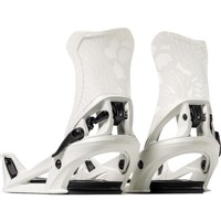 Flux Men's DS Step On Snowboard Bindings - Offwhite / White