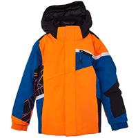 Spyder Mini Challenger Jacket - Boy's - Bright Orange Old Glory