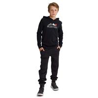Burton Ripton Hooded Long Sleeve T-Shirt - Youth - True Black