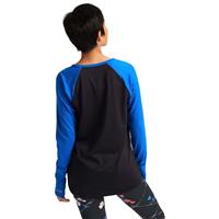 Burton Roadie Base Layer Tech T-Shirt - Women's - True Black / Lapis Blue