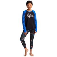 Burton Roadie Base Layer Tech T-Shirt - Women's - True Black / Lapis Blue