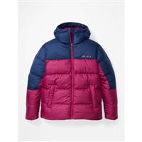 Marmot Guides Down Hoody - Women's - Wild Rose / Arctic Navy