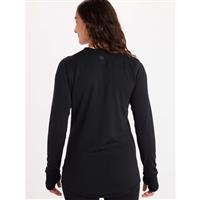 Marmot Polartec Baselayer LS Crew - Women's - Black