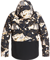Quiksilver Mission Block Jacket - Boy's - Flame Nature Abstrakt (NKP2)