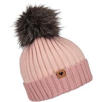 Obermeyer Denver Faux Fur Pom Beanie - Women's - Pink Sand (21050)