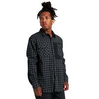 Burton Brighton Performance Flannel - Men's - True Black Performer Plaid