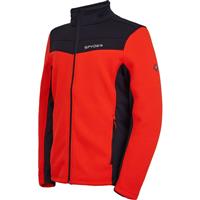 Spyder Encore Full Zip Fleece Jacket - Men's - Volcano Black