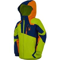 Spyder Leader Jacket - Toddler Boy's - Sharp Lime Abyss