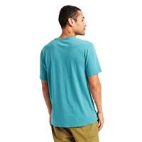 Burton Horizontal Mountain Short Sleeve T-Shirt - Brittany Blue