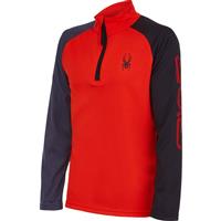 Spyder Retro Zip T-Neck - Boy's - Volcano