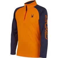 Spyder Retro Zip T-Neck - Boy's - Tangelo