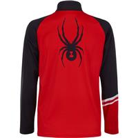 Spyder Web Zip T-Neck - Boy's - Volcano