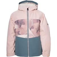 686 Athena Jacket - Girl's - Himalayan Pink Colorblock