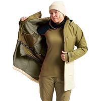 Burton GORE-TEX Treeline Jacket - Women's - Martini Olive / Creme Brulee