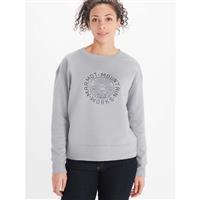 Marmot Mtn Works CN Sweatshirt - Women's - Sleet Heather