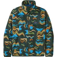 Patagonia Lightweight Synchilla Snap-T Pullover - Men's - Arctic Collage / Northern Green (ACGR)