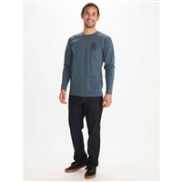 Marmot Wilderness Guide Tee LS - Men's - Navy Heather