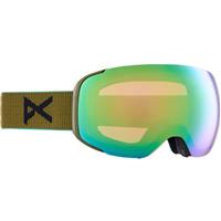 Anon M2 Goggle + Bonus Lens + MFI Face Mask - Green Frame w/ Perc. Variable Green + Perc. Cloudy Pink Lenses (19172105300)