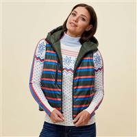 Krimson Klover Vesta Reversible Hooded Vest - Women's - Forest Stripe