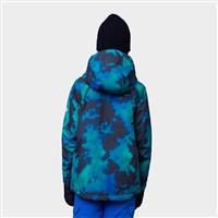 686 Geo Insulated Jacket - Boy's - Greenery Nebula Colorblock
