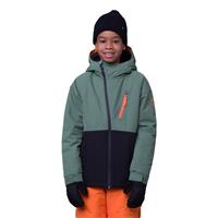 686 Hydra Insulated Jacket - Boys - Cypress Green Colorblock