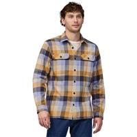 Patagonia Men's Longsleeve Organic Cotton Midweight Fjord Flannel Shirt - Guides / Dried Mango (GDMA)