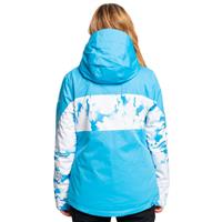 Roxy Jetty Block Jacket - Women's - Azure Blue Clouds (BJT3)