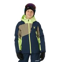 Spyder Ambush Jacket - Boy's - Lime Ice