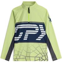 Spyder Web 1/2 Zip - Boy's - Lime Ice