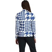 Spyder Houndstooth 1/2 Zip - Women's - Electric Blue