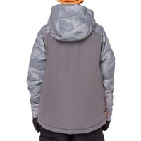 686 Geo Insulated Jacket - Boy's - Charcoal Camo Colorblock