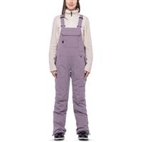 686 Black Magic Insulated Bib - Women's - Dusty Orchid Geo Jacqrd