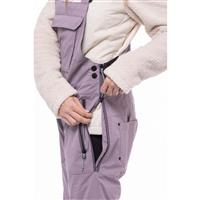 686 Black Magic Insulated Bib - Women's - Dusty Orchid Geo Jacqrd