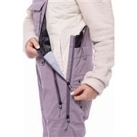 686 Black Magic Insulated Bib - Women's - Dusty Orchid Geo Jacqrd