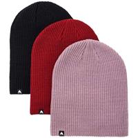 Burton Recycled DND Beanie - 3 Pack - True Black / Sun Dried Tomato / Elderberry