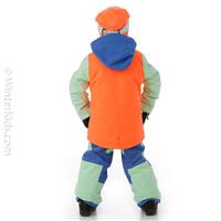 Burton Parka Jacket - Toddler - Amparo Blue / Tetra Orange / Jewel Green
