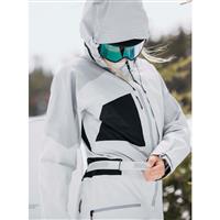 Burton Carbonate Gore-Tex 2L One Piece - Women's - Gray Cloud / Silver Sconce