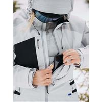 Burton Carbonate Gore-Tex 2L One Piece - Women's - Gray Cloud / Silver Sconce