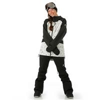 Burton Lalik Jacket - Women's - Stout White Spatter / True Black