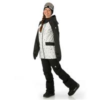 Burton Lalik Jacket - Women's - Stout White Spatter / True Black