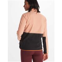 Marmot Women's Rocklin Full Zip Jacket - Rose Gold / Black
