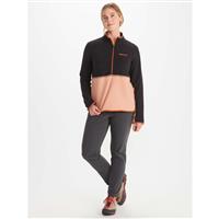 Marmot Women's Rocklin 1/2 Zip - Black / Rose Gold