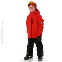 Reima Tieten Reimatec Jacket - Youth - Tomato Red