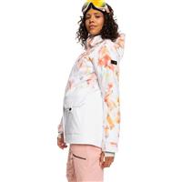 Roxy Women's Andie Jacket - Bright White Tenderness (WBB2)